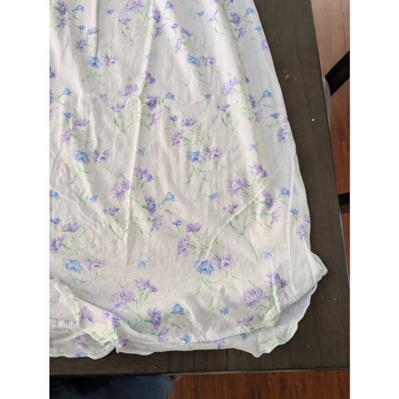 NWT Eileen West WILD CARNATION COTTON POINTELLE WALTZ NIGHTGOWN  size XS - Picture 3 of 7